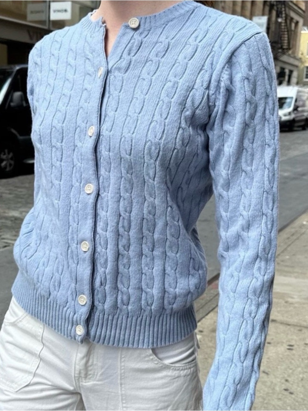 Brandy Melville - Olsen Wool Cable
Knit Cardigan